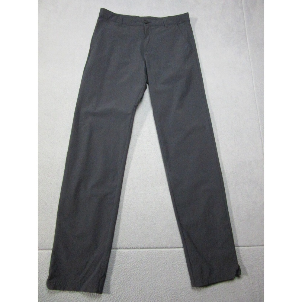 Oakley Pants Mens 32 Black Stretch Mid Rise Regular Fit Straight Leg Zip-Fly